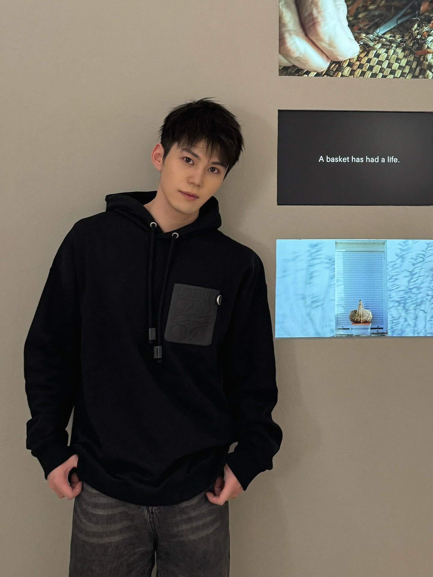 【ワンフォーワン】ロエベ Loewe Anagram フード付きスウェット-isetant