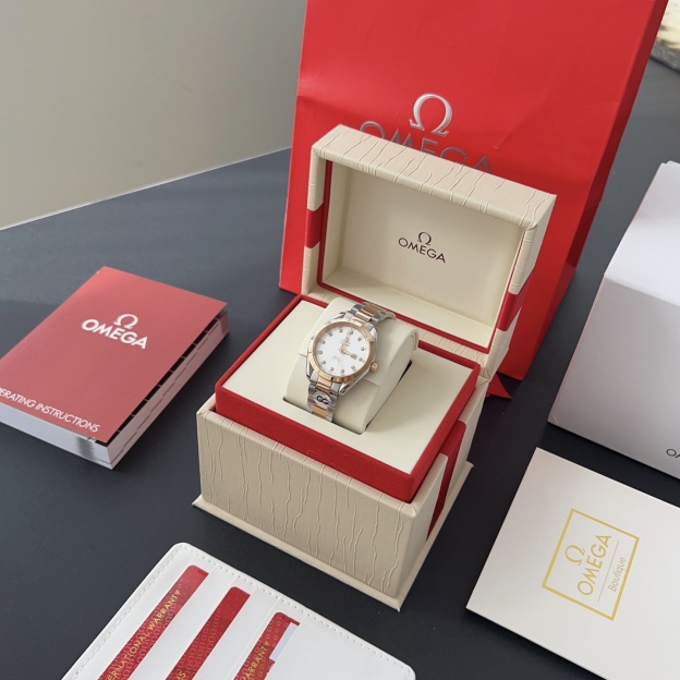 オメガ「Omega」アクアテラ 34mm マスタークロノメーター