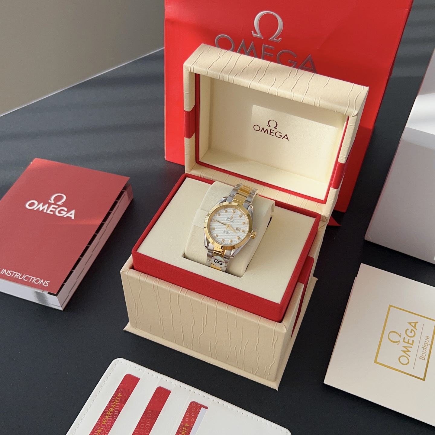 オメガ「Omega」アクアテラ 34mm マスタークロノメーター