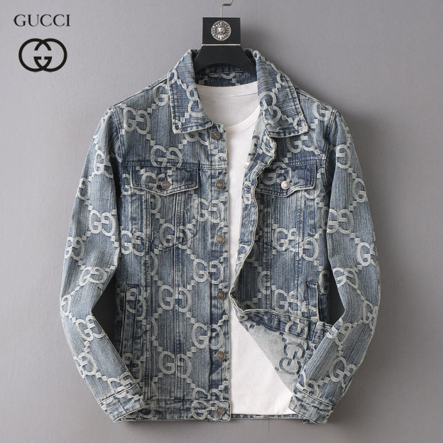 グッチ「Gucci 」秋冬新作メンズラペルデニムジャケット