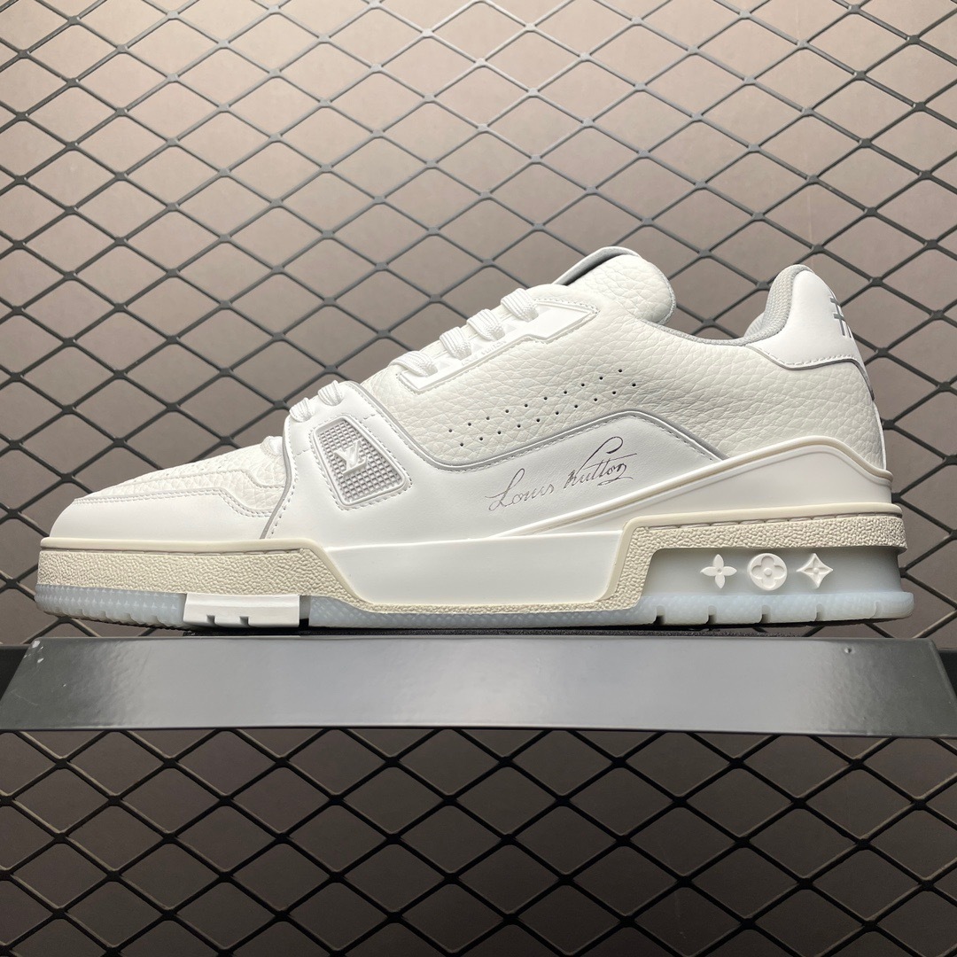 「コラボモデル」Louis Vuitton x Trainer ローカットスニーカー