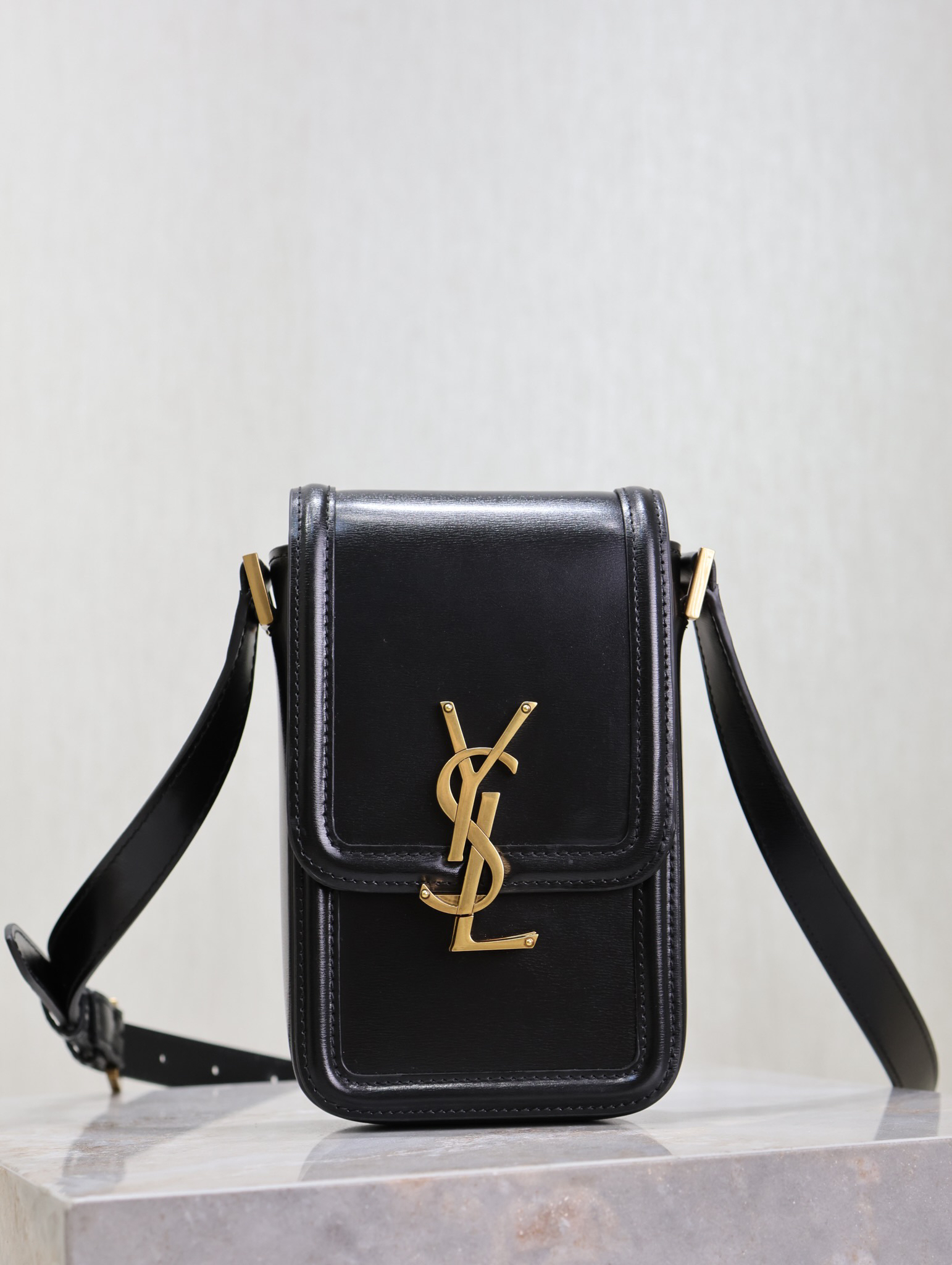 2026サンローラン「Saint Laurent SOLFERINO ミニ レザー ショルダーバッグ