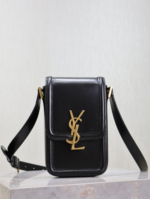 2026サンローラン「Saint Laurent SOLFERINO ミニ レザー ショルダーバッグ