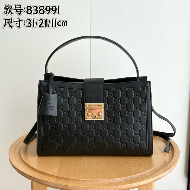 グッチ「Gucci」グッチ パドロック ミディアム トップハンドルバッグ / ハンドバッグ