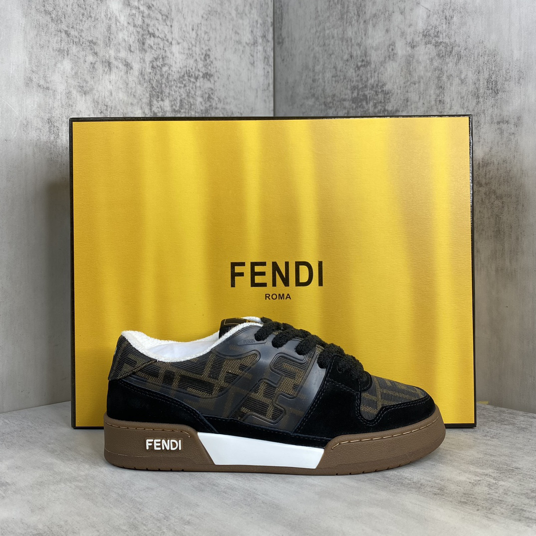 フェンディ「Fendi」フェンディ マッチ スニーカー / ユニセックスレザースニーカー