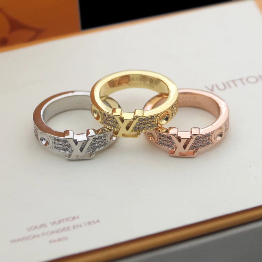 ルイ・ヴィトン「Louis Vuitton」Diamonds Pavé Solitaire リング