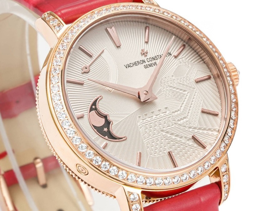 ヴァシュロン・コンスタンタン「Vacheron Constantin」トラディショネル ムーンフェーズ レディース機械式腕時計 36mm