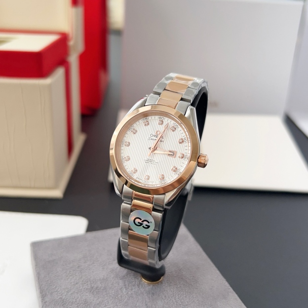 オメガ「Omega」アクアテラ 34mm マスタークロノメーター