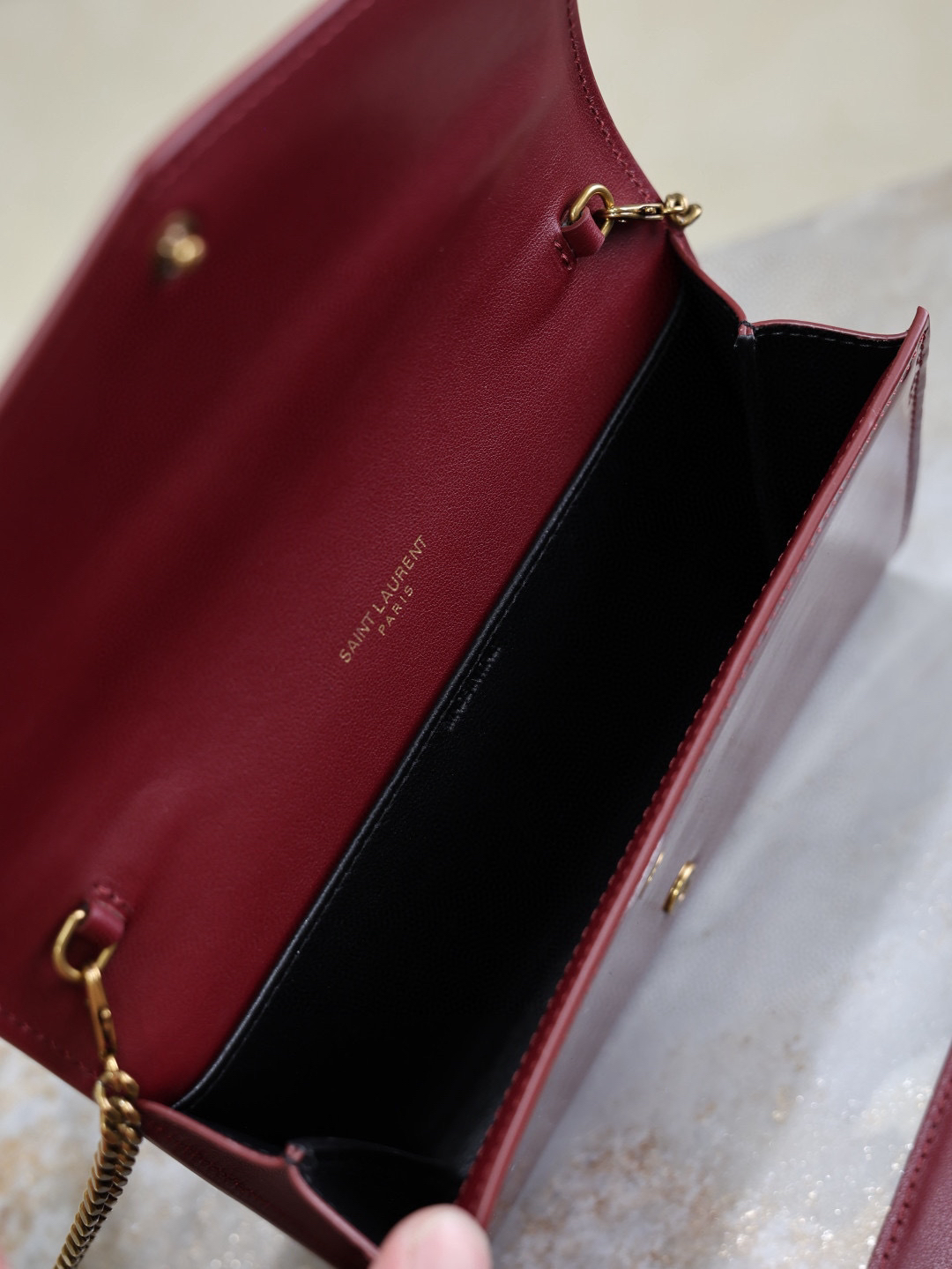 2026サンローラン「SAINT LAURENT UPTOWN チェーンウォレット