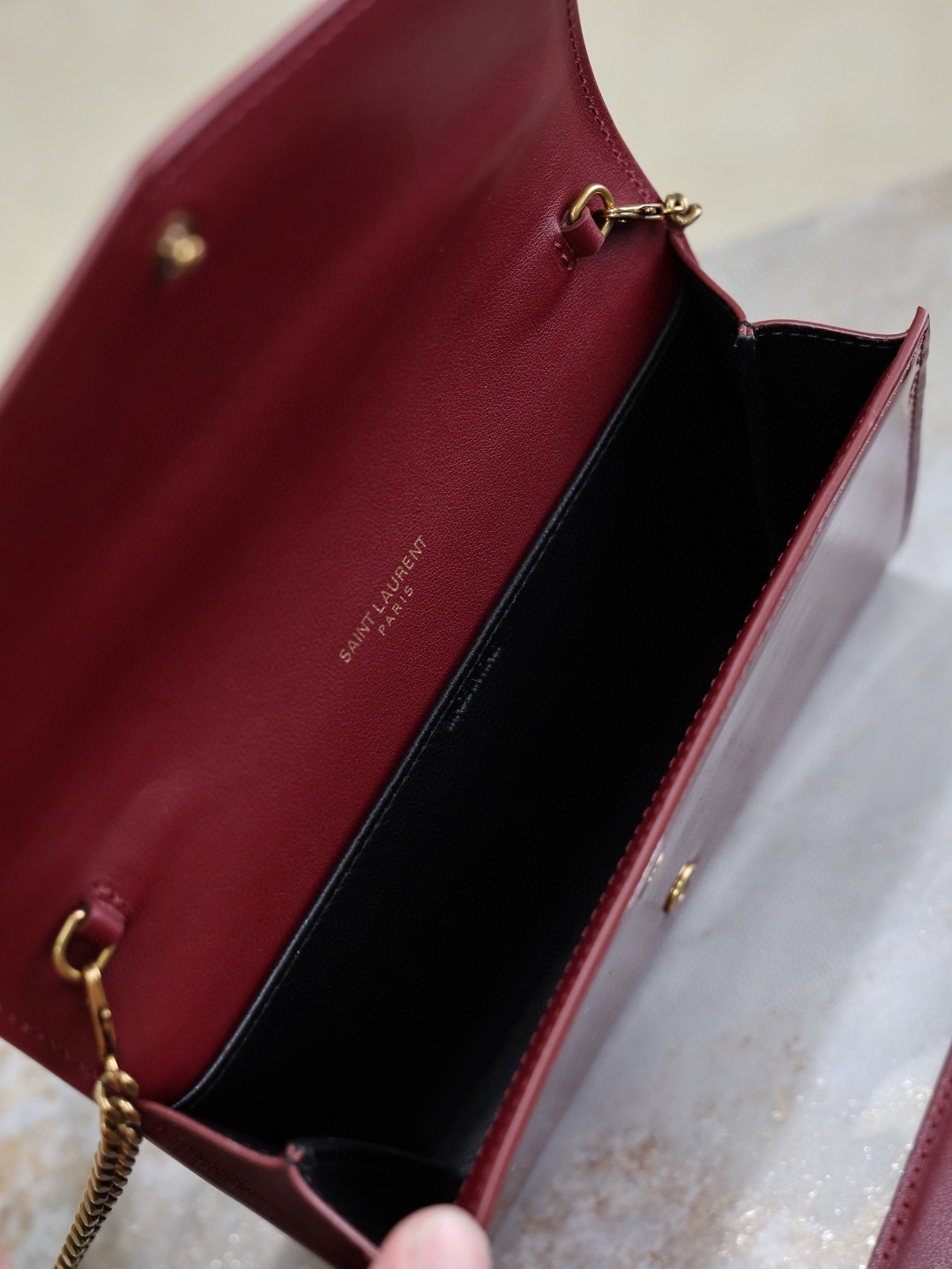 2026サンローラン「SAINT LAURENT UPTOWN チェーンウォレット
