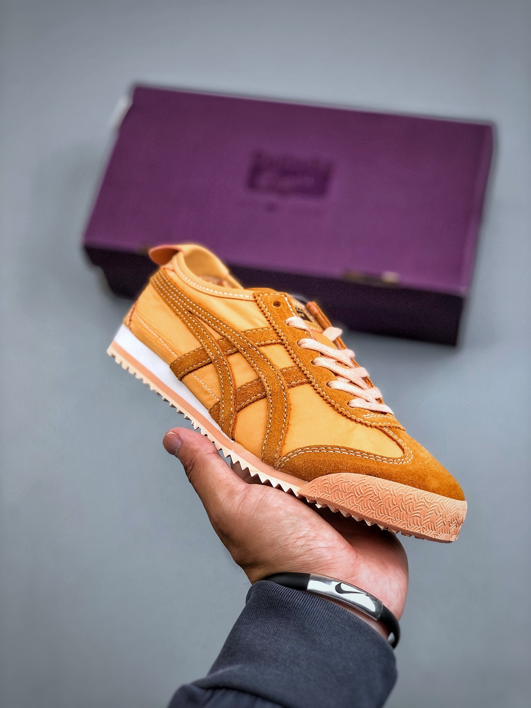 オニツカタイガー「Onitsuka Tiger」メキシコ66 NM スリッポン レザー スニーカー