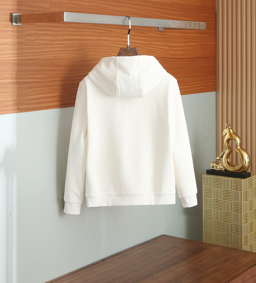 エルメス「Hermès」Empreintes Sellier Cuir 新型フード付きスウェットシャツ