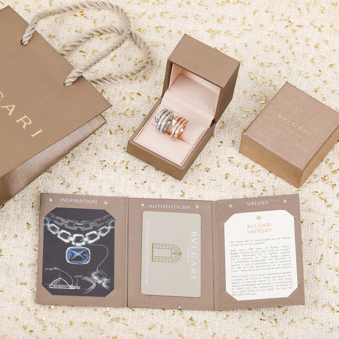 ブルガリ「Bvlgari」エレガントなリングコレクション