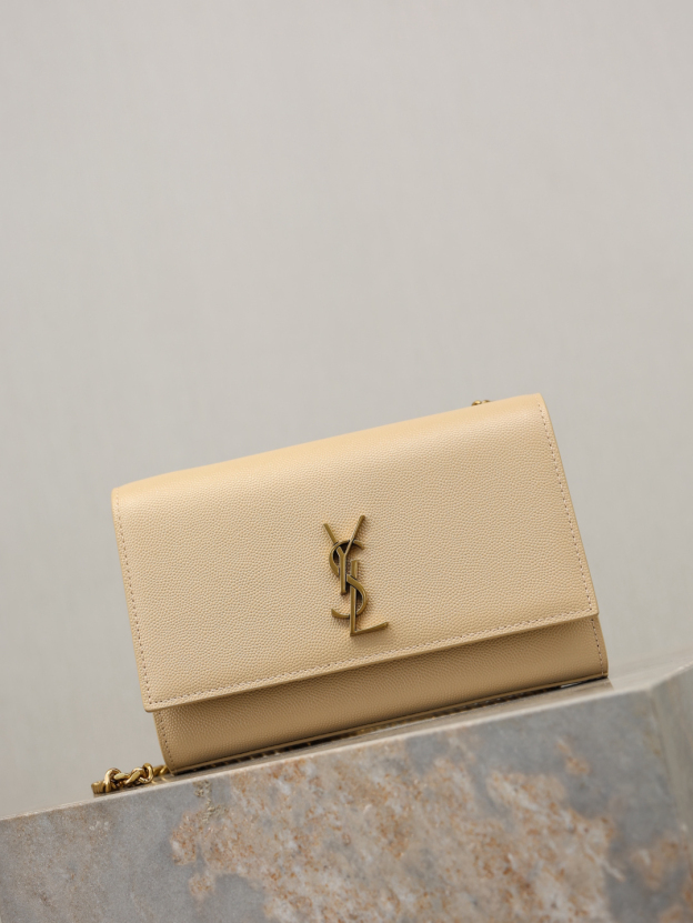 2026サンローラン「Saint Laurent KATE プティ グレインドレザー ショルダーバッグ