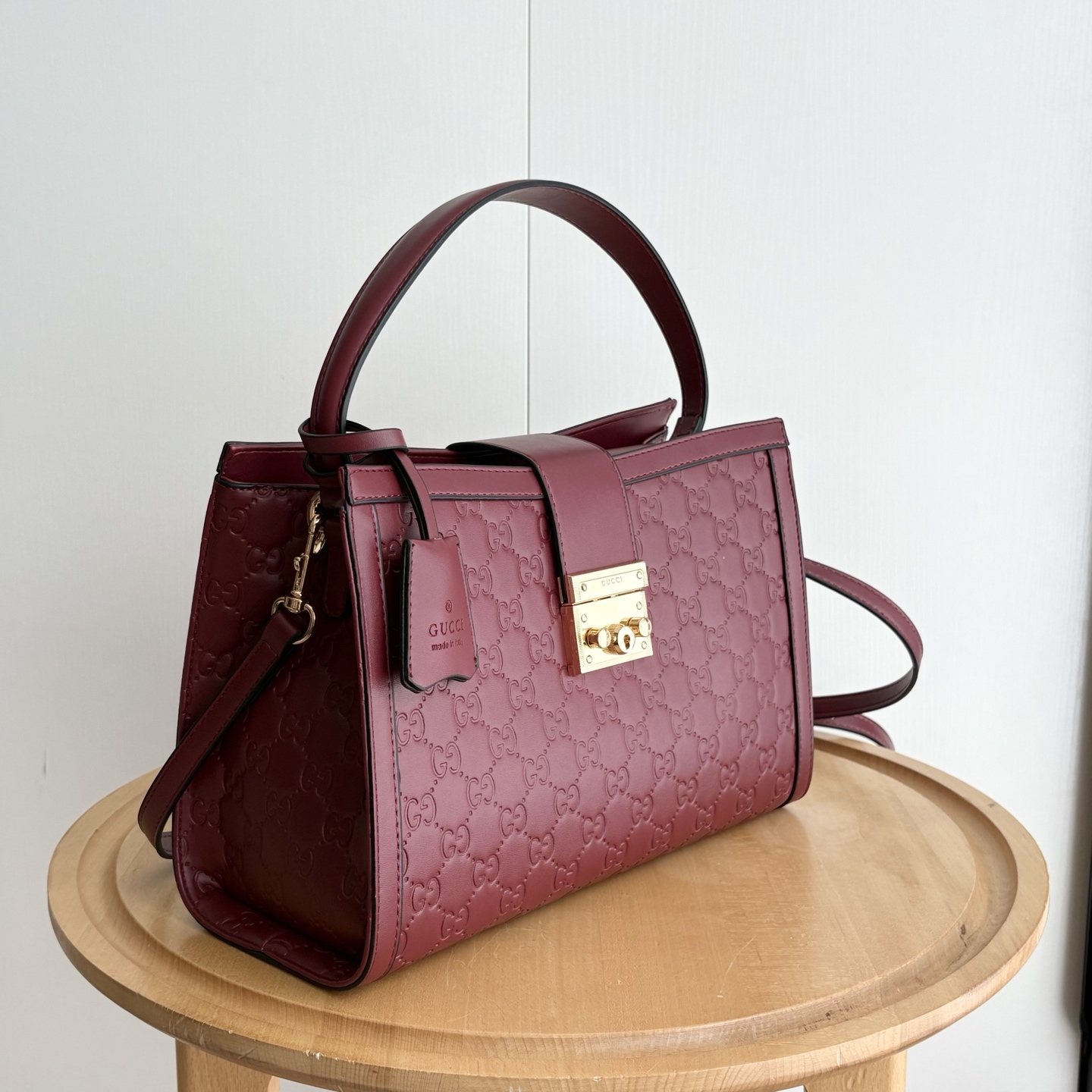 グッチ「Gucci」グッチ パドロック ミディアム トップハンドルバッグ / ハンドバッグ