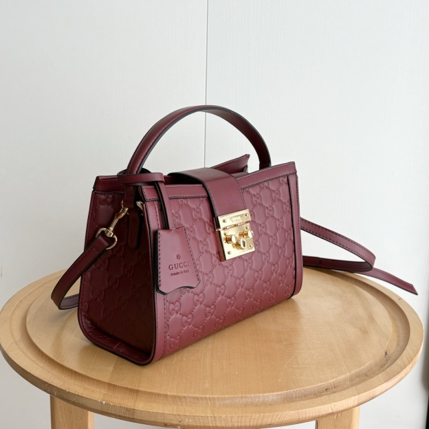 グッチ「Gucci」グッチ パドロック ミディアム トップハンドルバッグ / ハンドバッグ