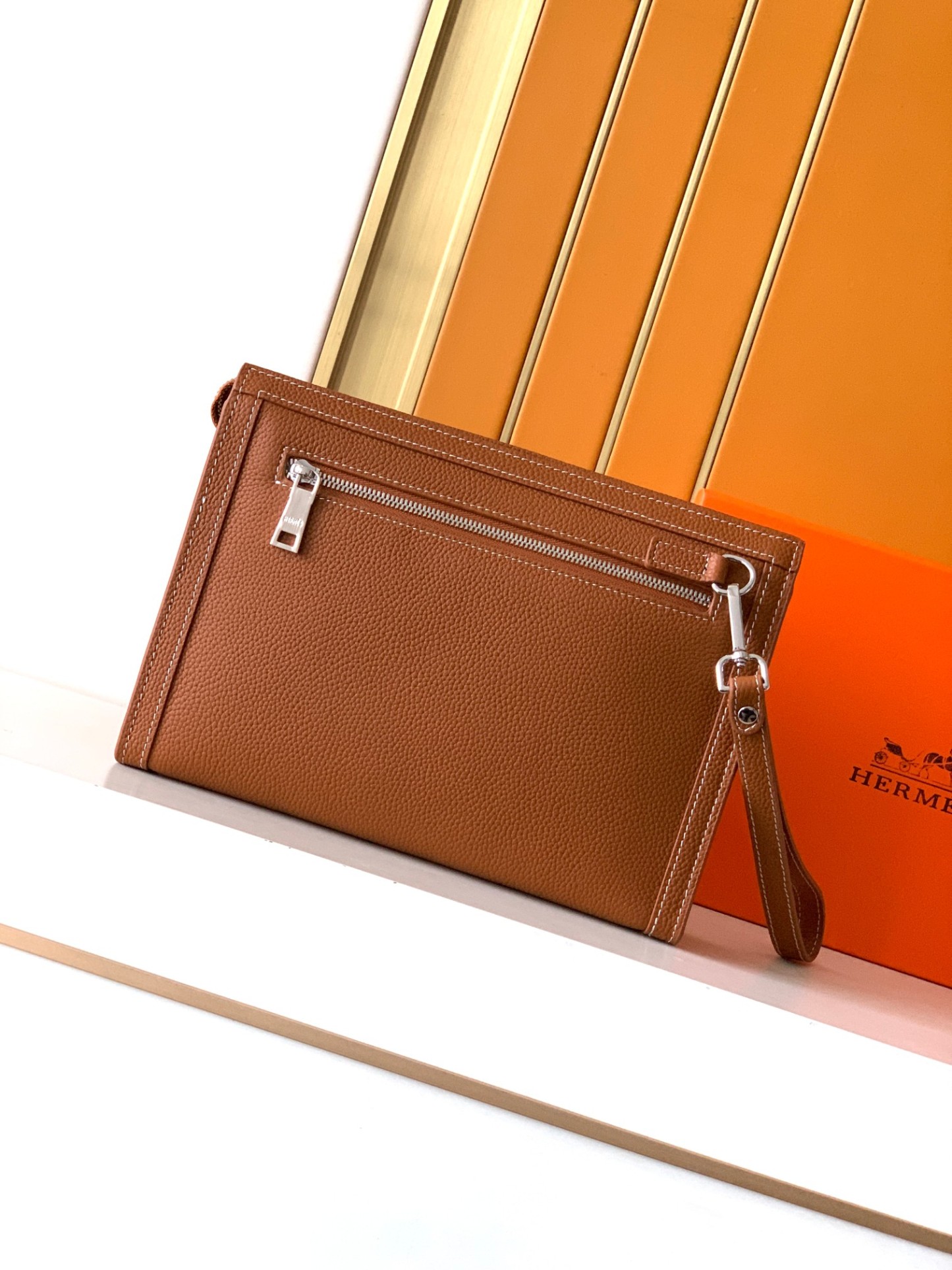 エルメス「Hermès」エルメス レザーハンドバッグ / クラッチバッグ