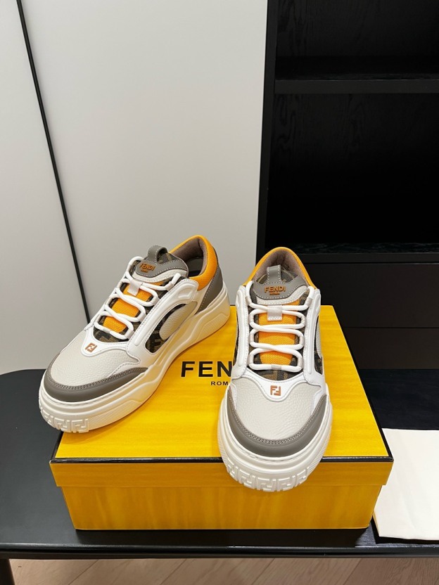 フェンディ「Fendi」フェンディ マッチ スニーカー / レザースニーカー