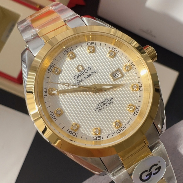 オメガ「Omega」アクアテラ 34mm マスタークロノメーター