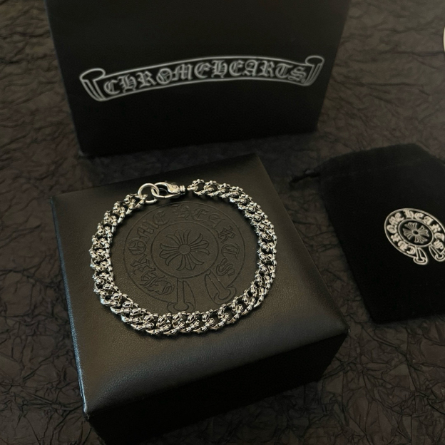 クロムハーツ「Chrome Hearts」ブレスレット - ヴィンテージ＆ロックテイスト ペア用