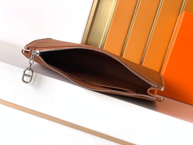 エルメス「Hermès」エルメス レザーハンドバッグ / クラッチバッグ
