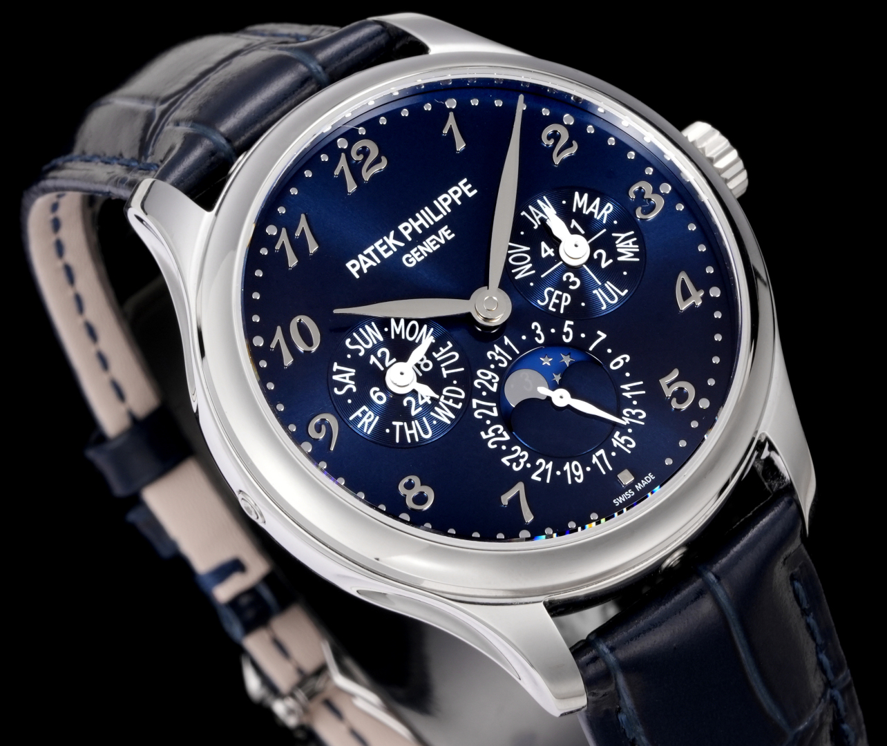 パテックフィリップ「Patek Philippe」スーパーコンプリケーション 万年歴腕時計 39mm