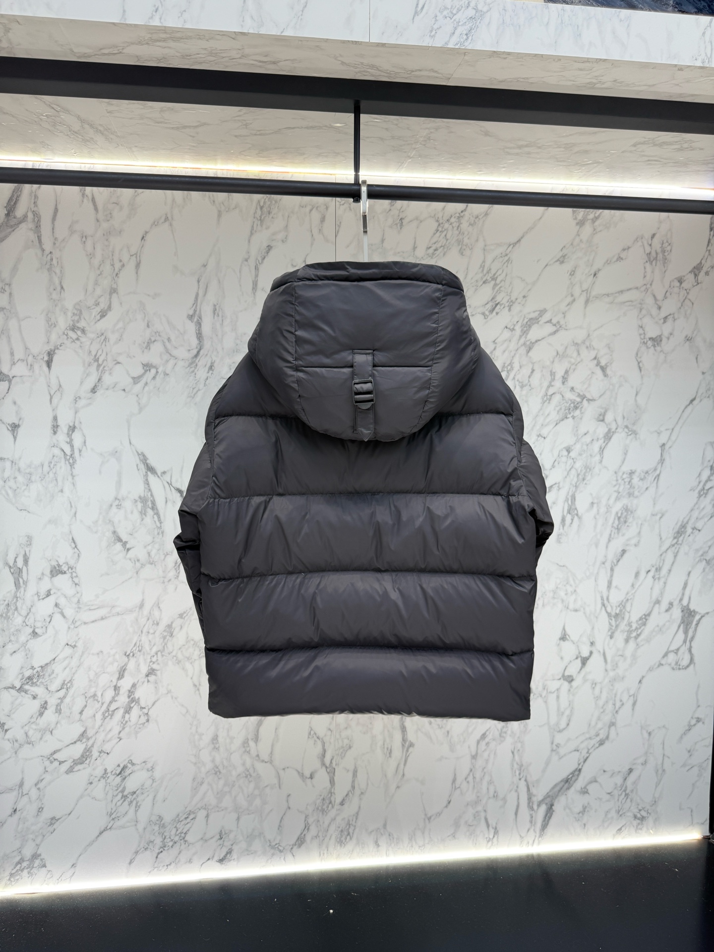 バーバリー「Burberry」秋冬ファッションフード付きダウンジャケット