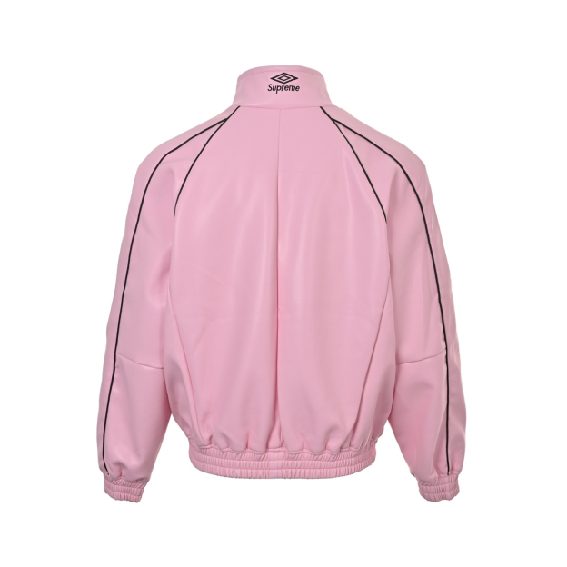 シュプリーム「Supreme x Umbro」コラボレーション レザージャケット