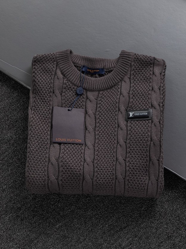 ルイ・ヴィトン「Louis Vuitton」秋冬新作ニットクルーネックセーター