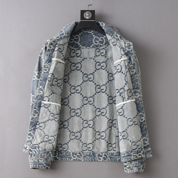 グッチ「Gucci 」秋冬新作メンズラペルデニムジャケット