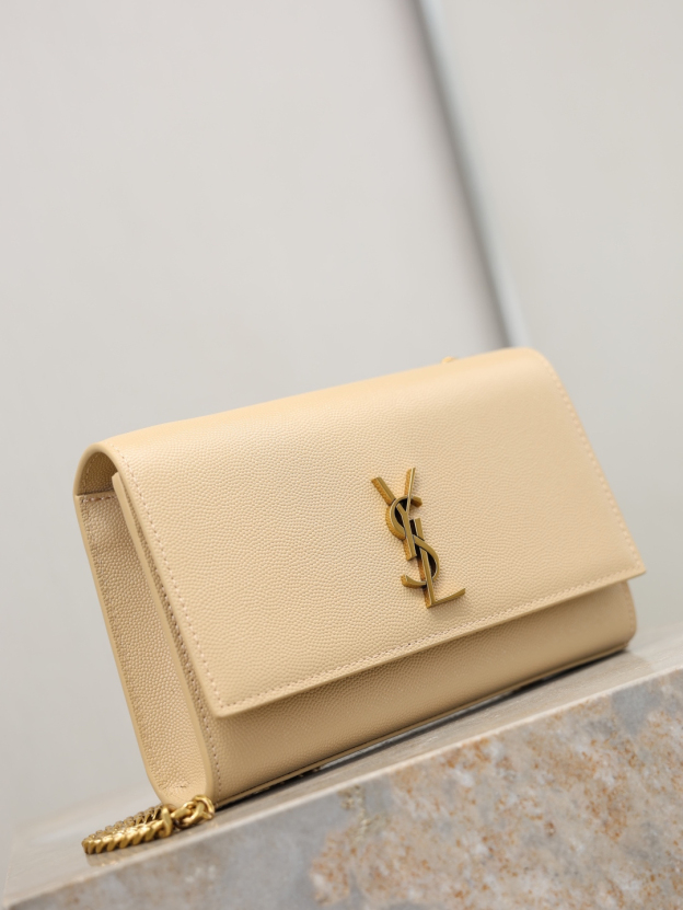 2026サンローラン「Saint Laurent KATE プティ グレインドレザー ショルダーバッグ