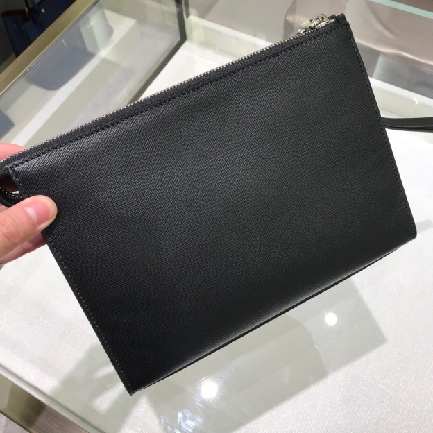 プラダ「Prada」メンズクラッチバッグ 2NE007 レザーアクセサリー