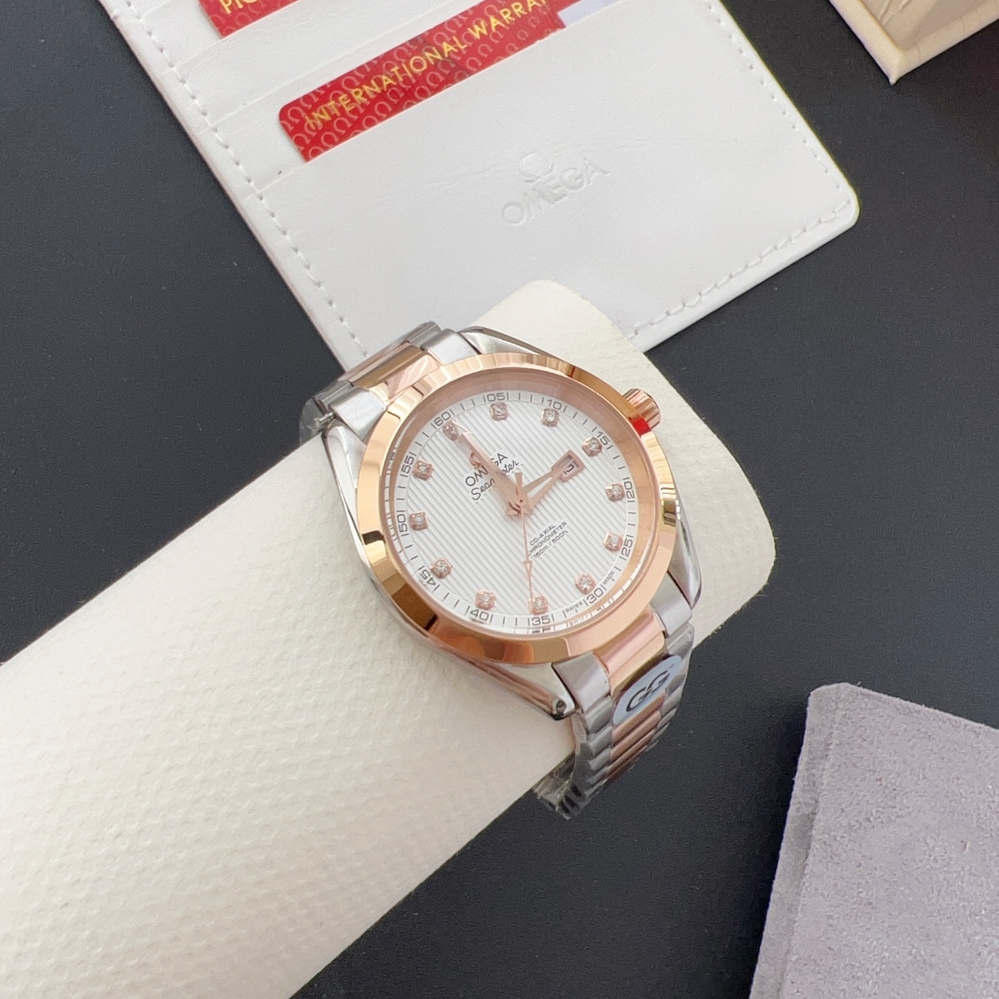 オメガ「Omega」アクアテラ 34mm マスタークロノメーター