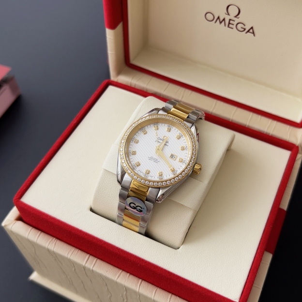 オメガ「Omega」アクアテラ 34mm マスタークロノメーター