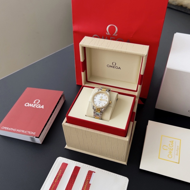 オメガ「Omega」アクアテラ 34mm マスタークロノメーター