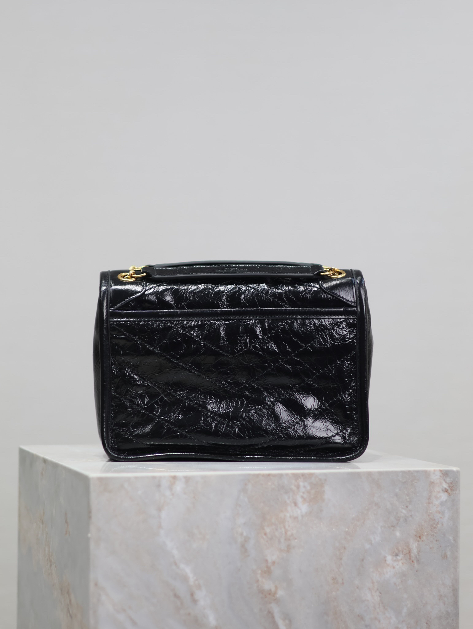 2026サンローラン「Saint Laurent NIKI スモール ヴィンテージクリンクルレザー チェーンショルダーバッグ