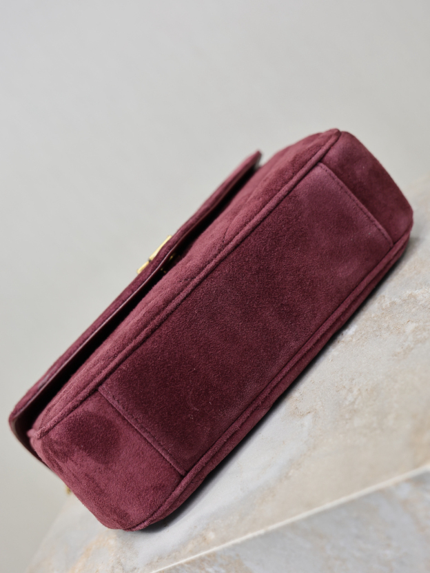2026サンローラン「Saint Laurent LOULOU スモール スエード ショルダーバッグ
