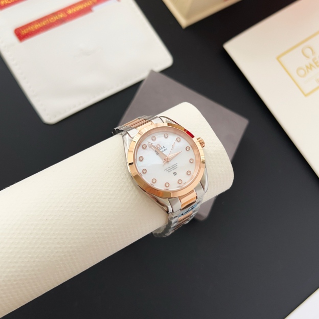 オメガ「Omega」アクアテラ 34mm マスタークロノメーター