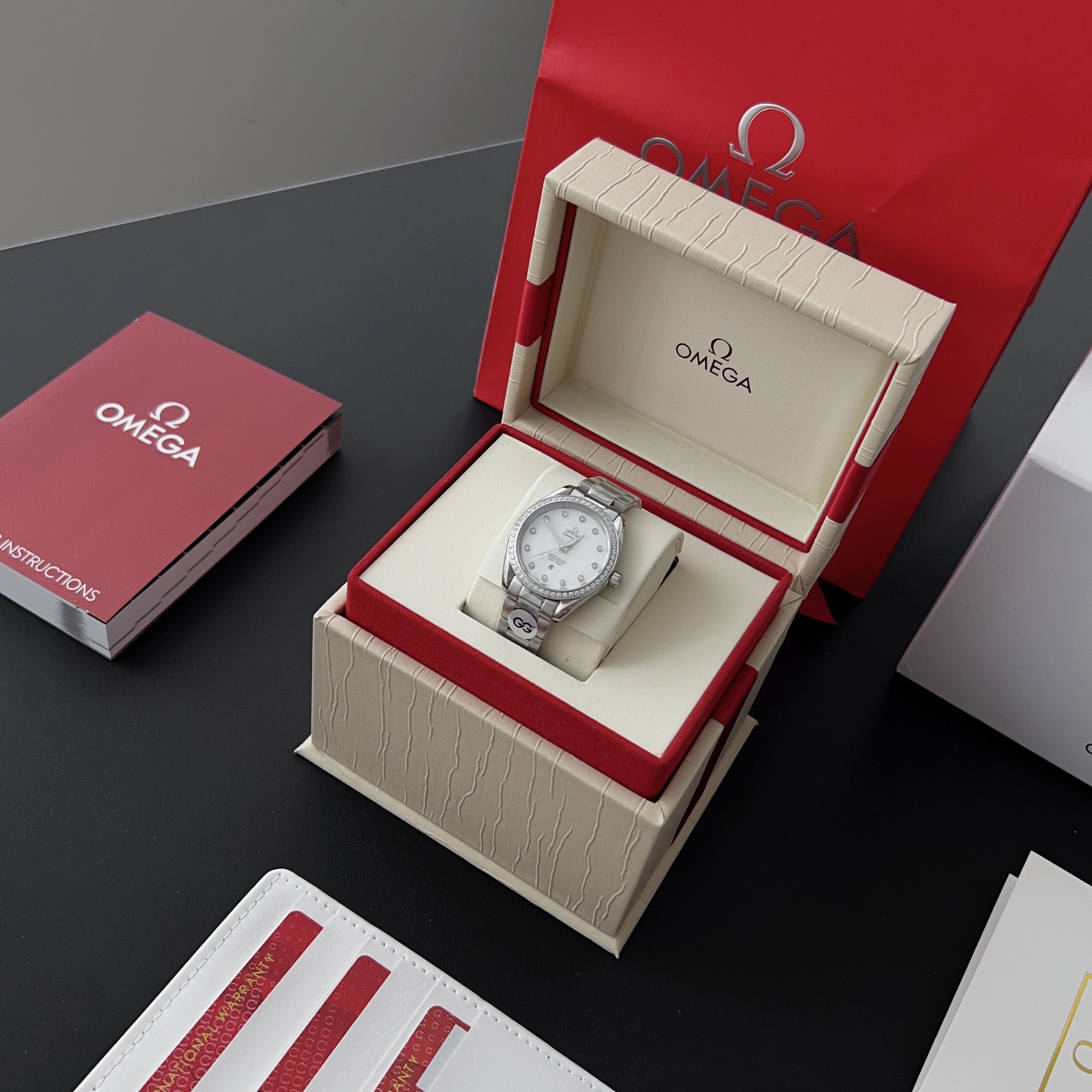 オメガ「Omega」アクアテラ 34mm マスタークロノメーター