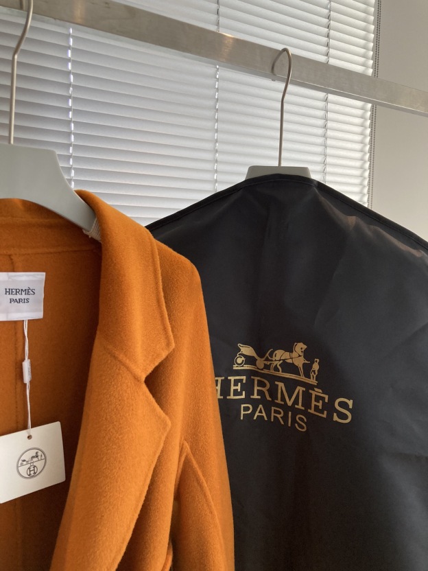 エルメス「Hermès」秋冬ファッションカシミアコート