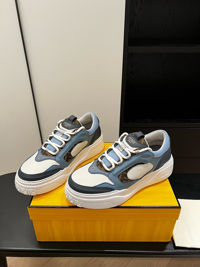 フェンディ「Fendi」フェンディ マッチ スニーカー / レザースニーカー