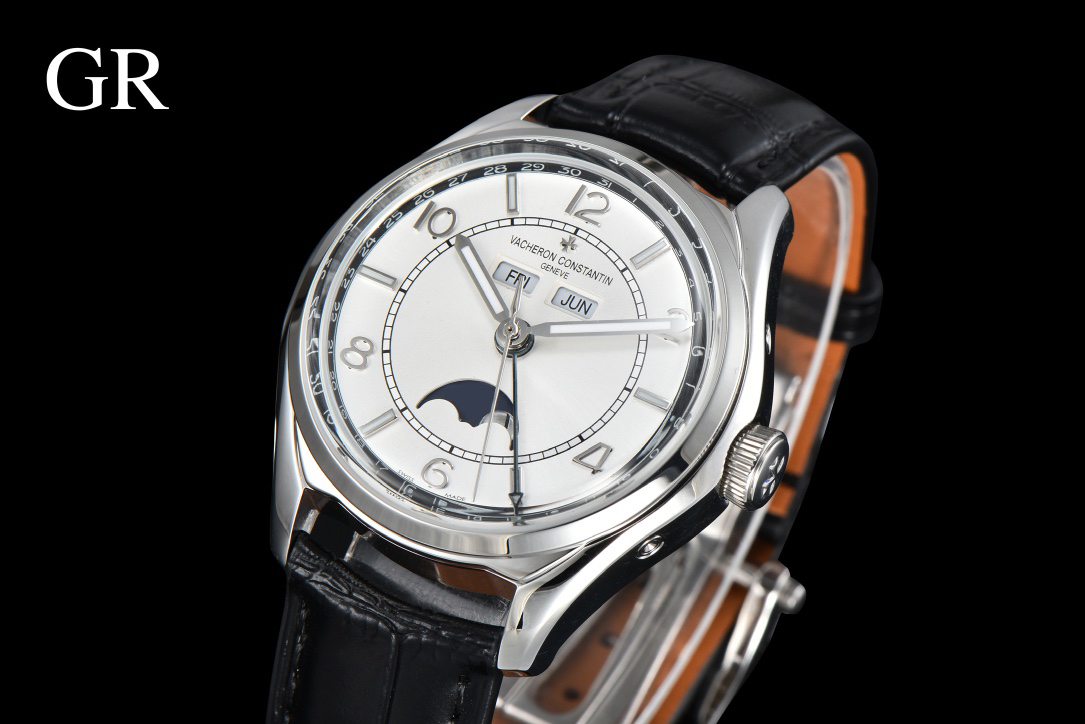 ヴァシュロン・コンスタンタン「Vacheron Constantin」フィフティシックス 全日歴ムーンフェーズ 自動巻き 腕時計 40mm