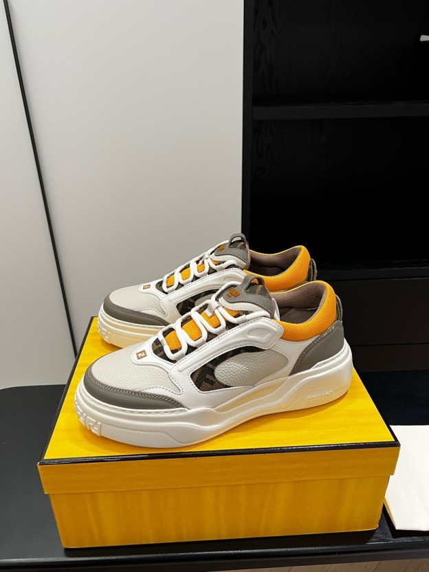 フェンディ「Fendi」フェンディ マッチ スニーカー / レザースニーカー