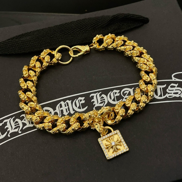 クロムハーツ「Chrome Hearts」ブレスレット - ヴィンテージ＆ロックテイスト ペア用