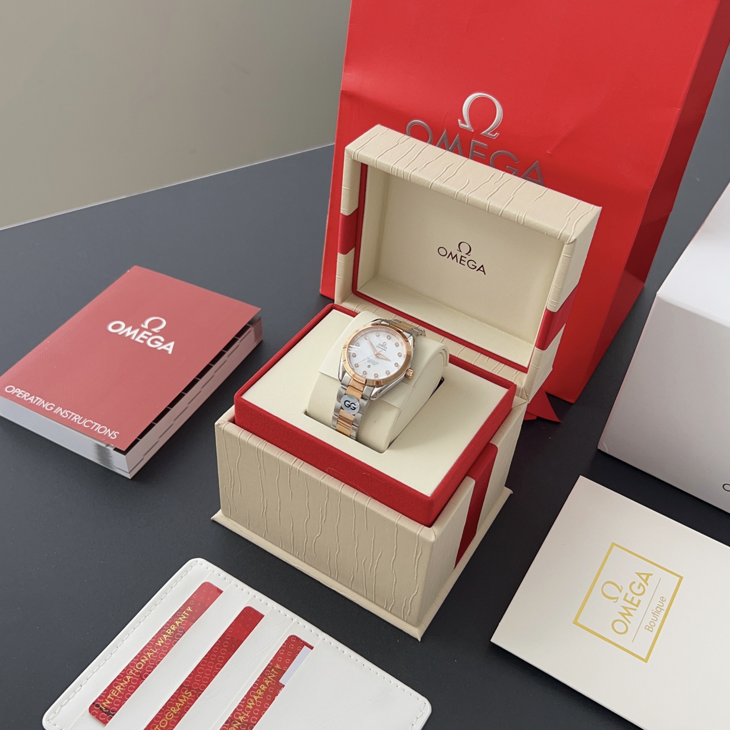 オメガ「Omega」アクアテラ 34mm マスタークロノメーター