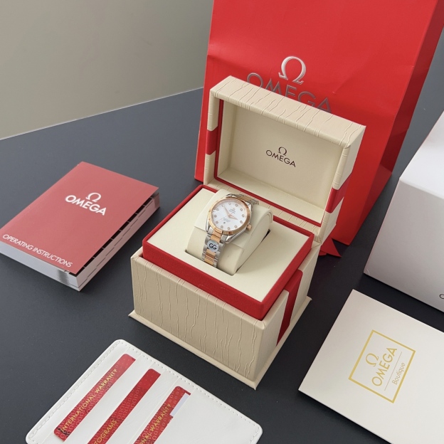 オメガ「Omega」アクアテラ 34mm マスタークロノメーター