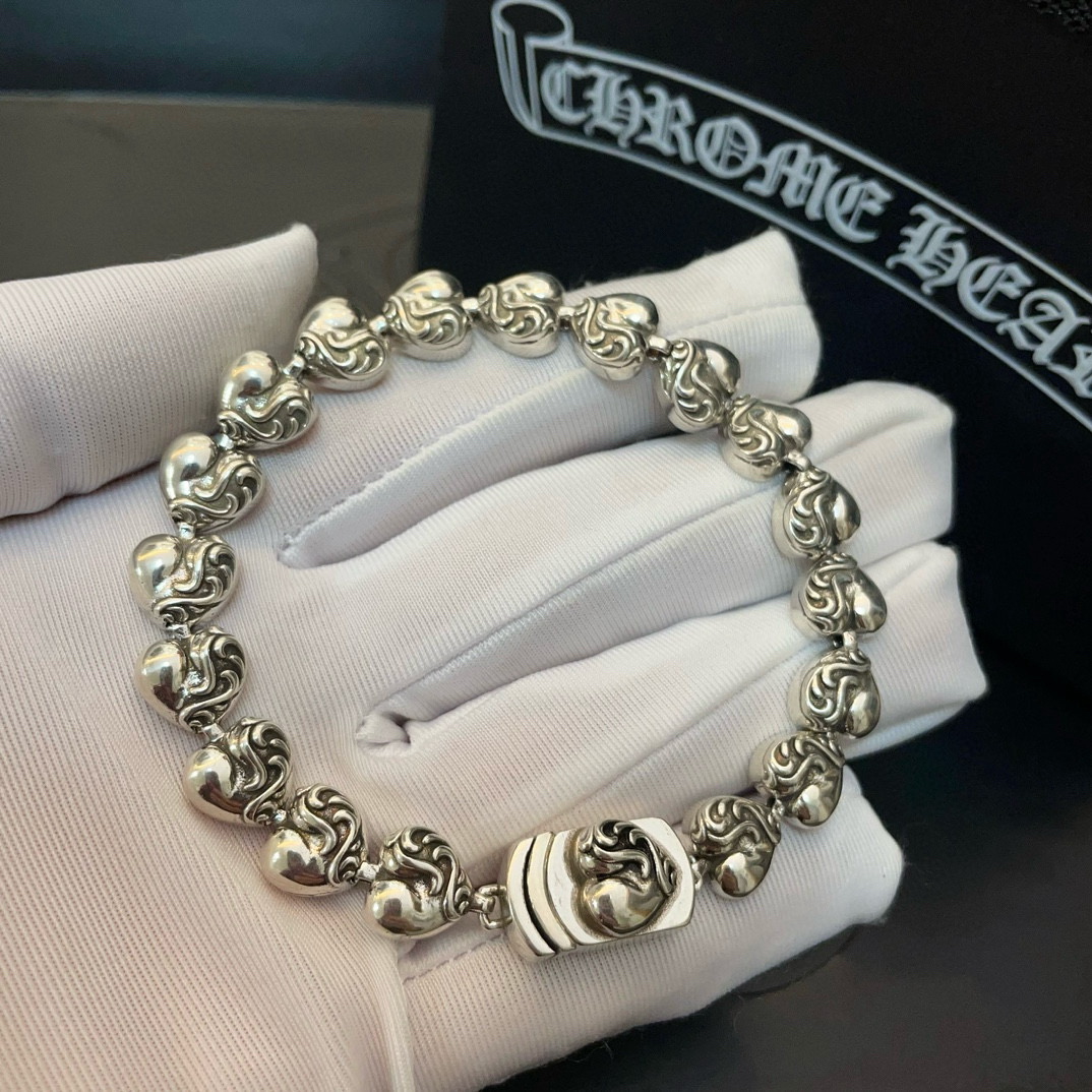 クロムハーツ「Chrome Hearts」ブレスレット - ヴィンテージ＆ロックテイスト ペア用