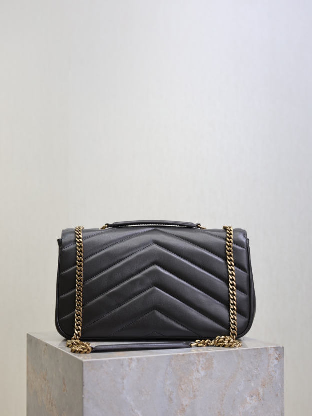 2026サンローラン「Saint Laurent LOULOU ミディアム マトラッセラムスキン ショルダーバッグ