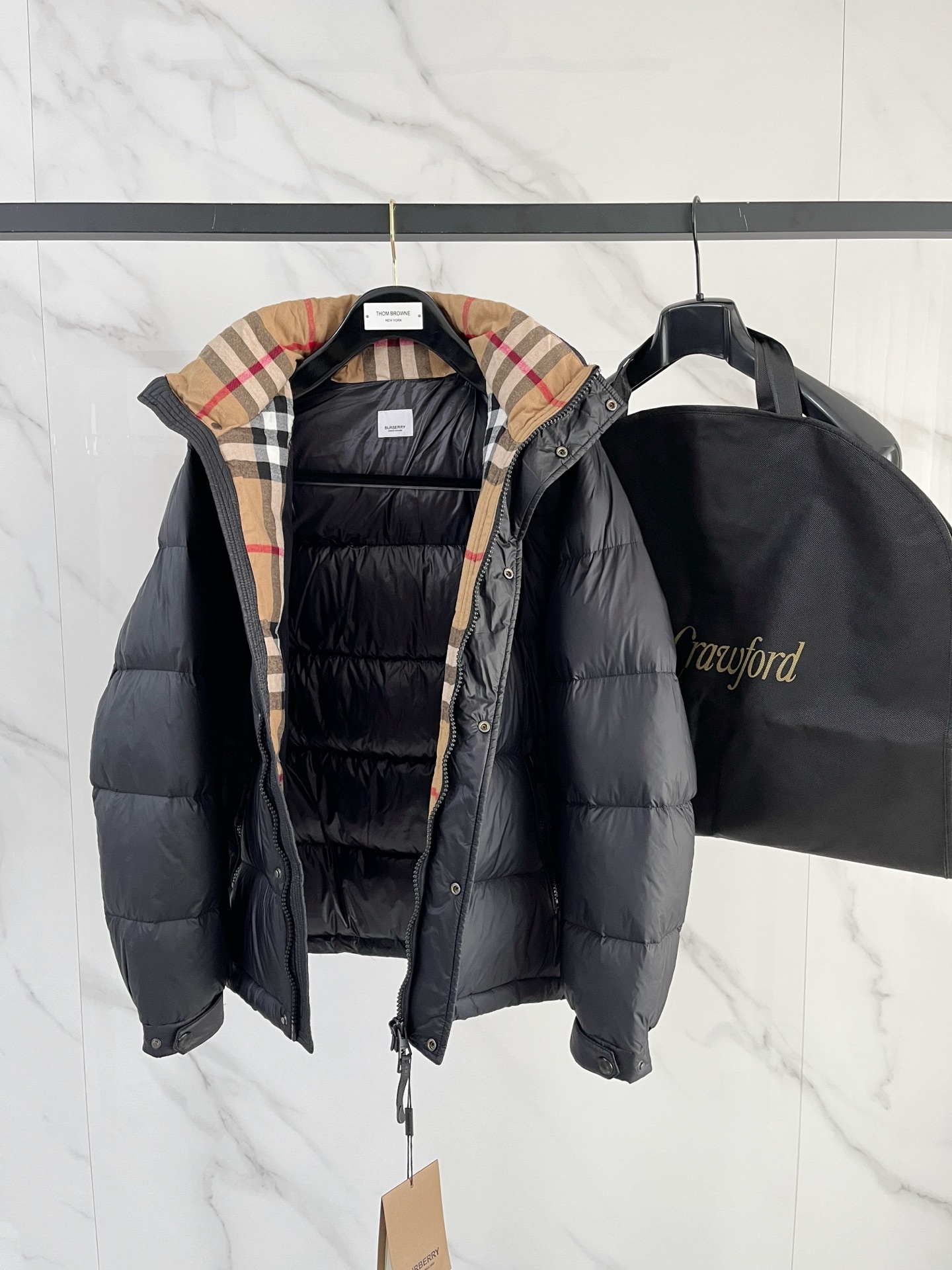 バーバリー「Burberry」秋冬メンズファッションダウンジャケット