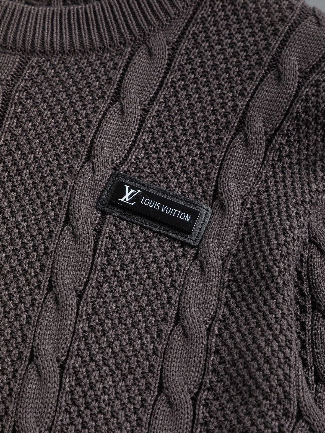 ルイ・ヴィトン「Louis Vuitton」秋冬新作ニットクルーネックセーター